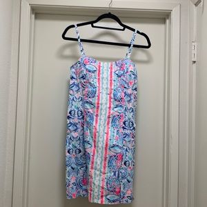 Lilly Pulitzer shift dress with open back detail